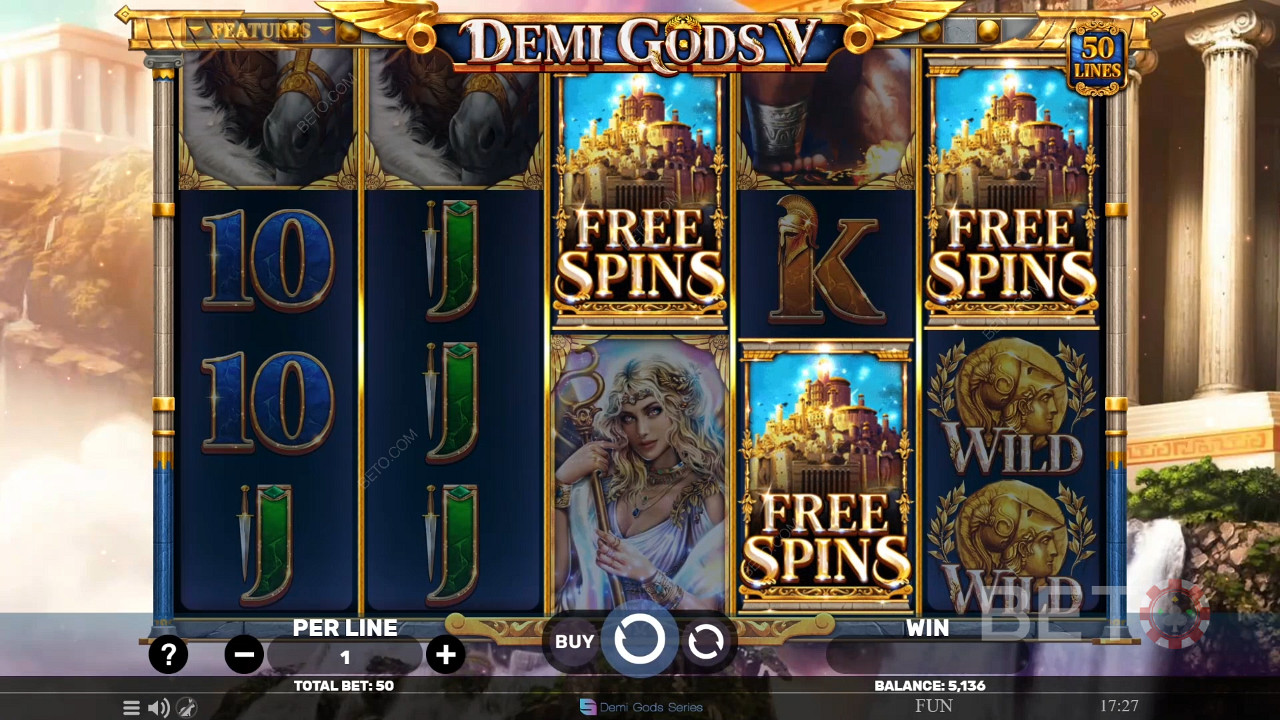 مراجعة ديمي جودز V من BETO Slots