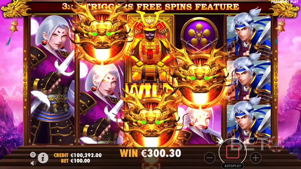 مراجعة صعود الساموراي من قبل BETO Slots