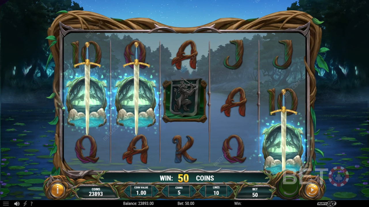 مراجعة اللورد ميرلين وسيدة البحيرة من قِبل BETO Slots