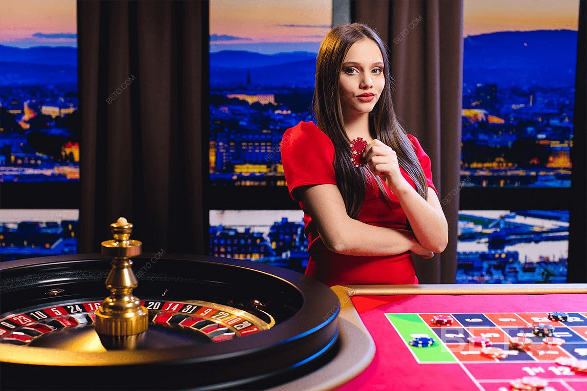 العب Live European Roulette مع التجار المحترفين