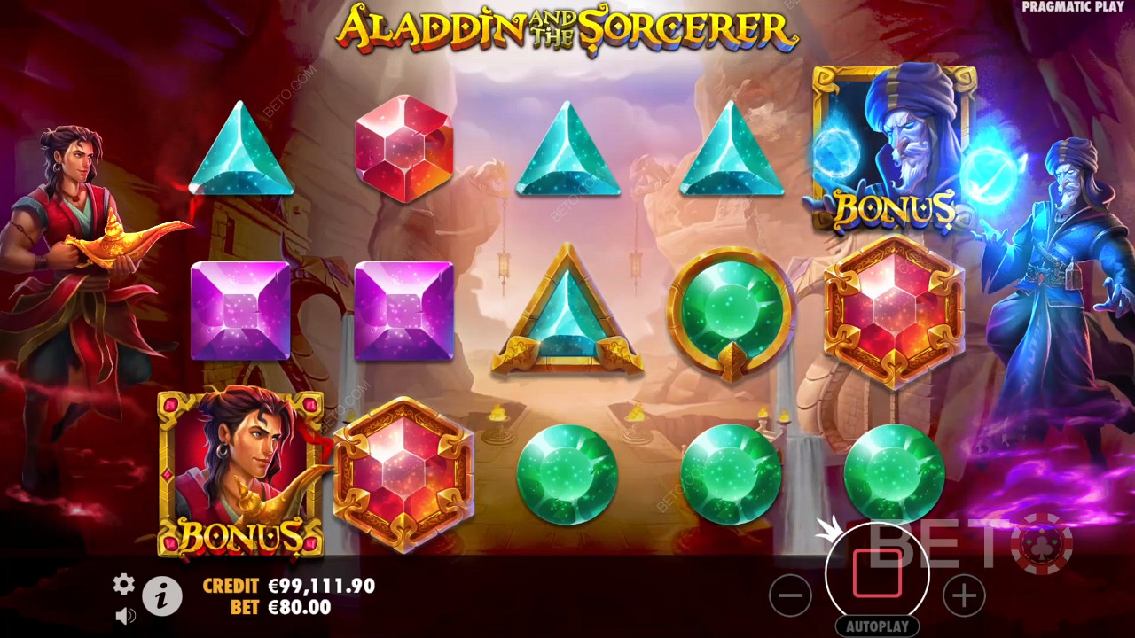 Aladdin and the Sorcerer  اللعب المجاني