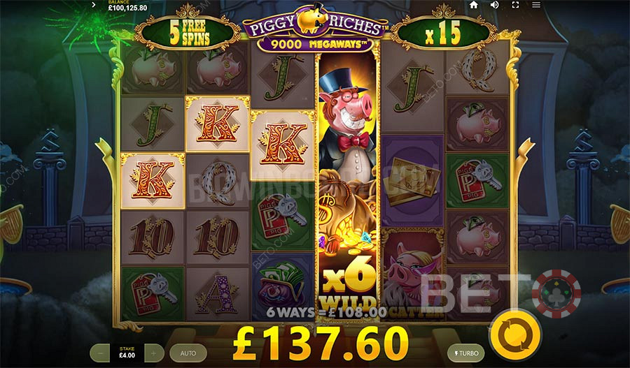 رمز بري في فتحة Piggy Riches Megaways