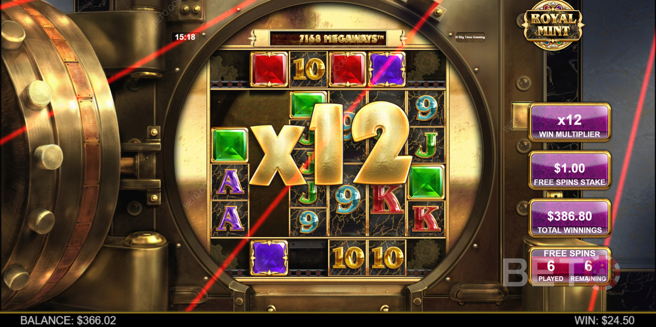 الدورات المجانية في Royal Mint Megaways Online Slot