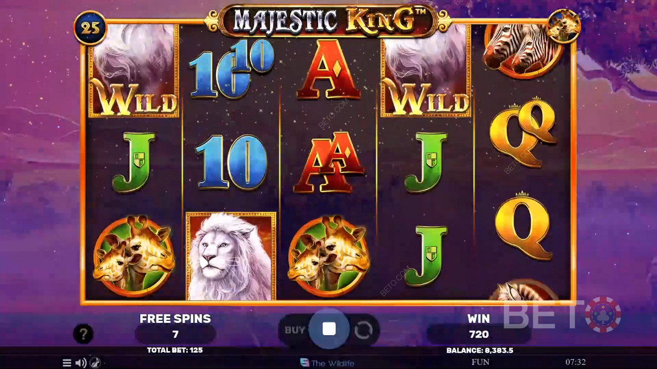 Majestic King اللعب المجاني