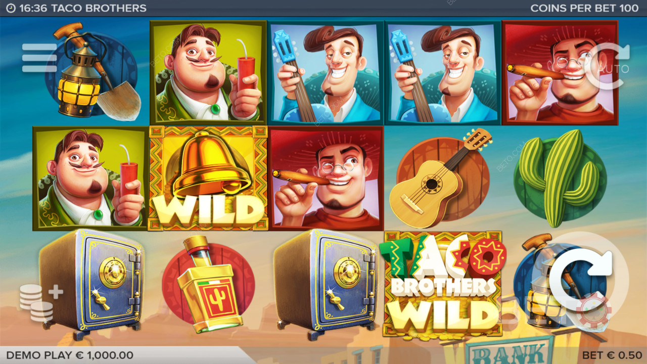 مراجعة Taco Brothers من BETO Slots