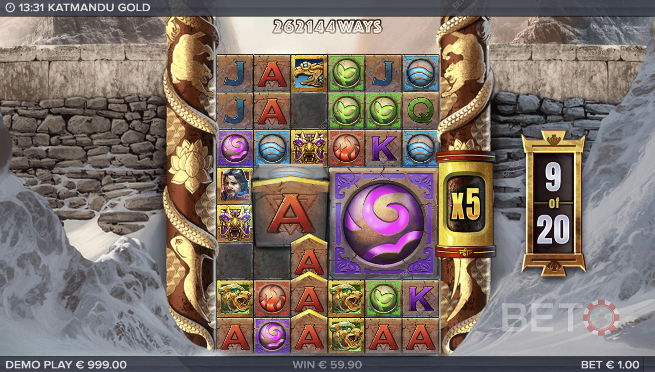 يوفر لك Katmandu Gold دفعات متغيرة للحياة