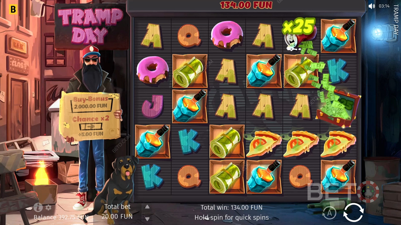 كيفية لعب يوم صعلوك BGaming