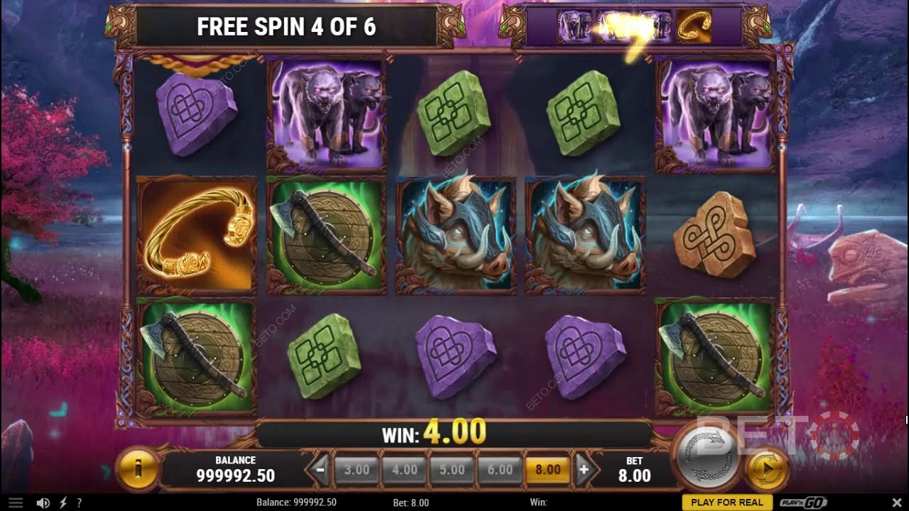 يدور مجانًا في وجوه لعبة Freya Online Slot