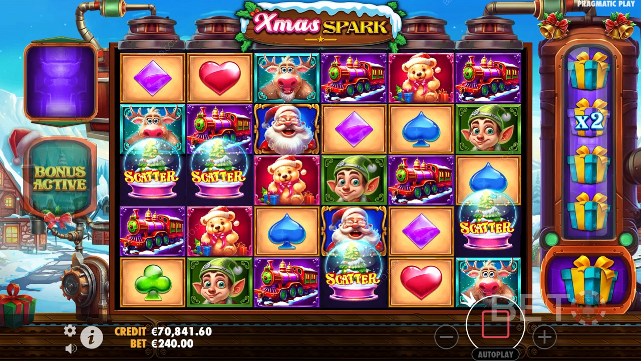مراجعة Xmas Spark من قِبل BETO Slots