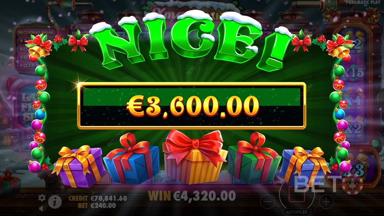 الحكم على ماكينة سلوت سبارك Xmas Spark Slot Machine