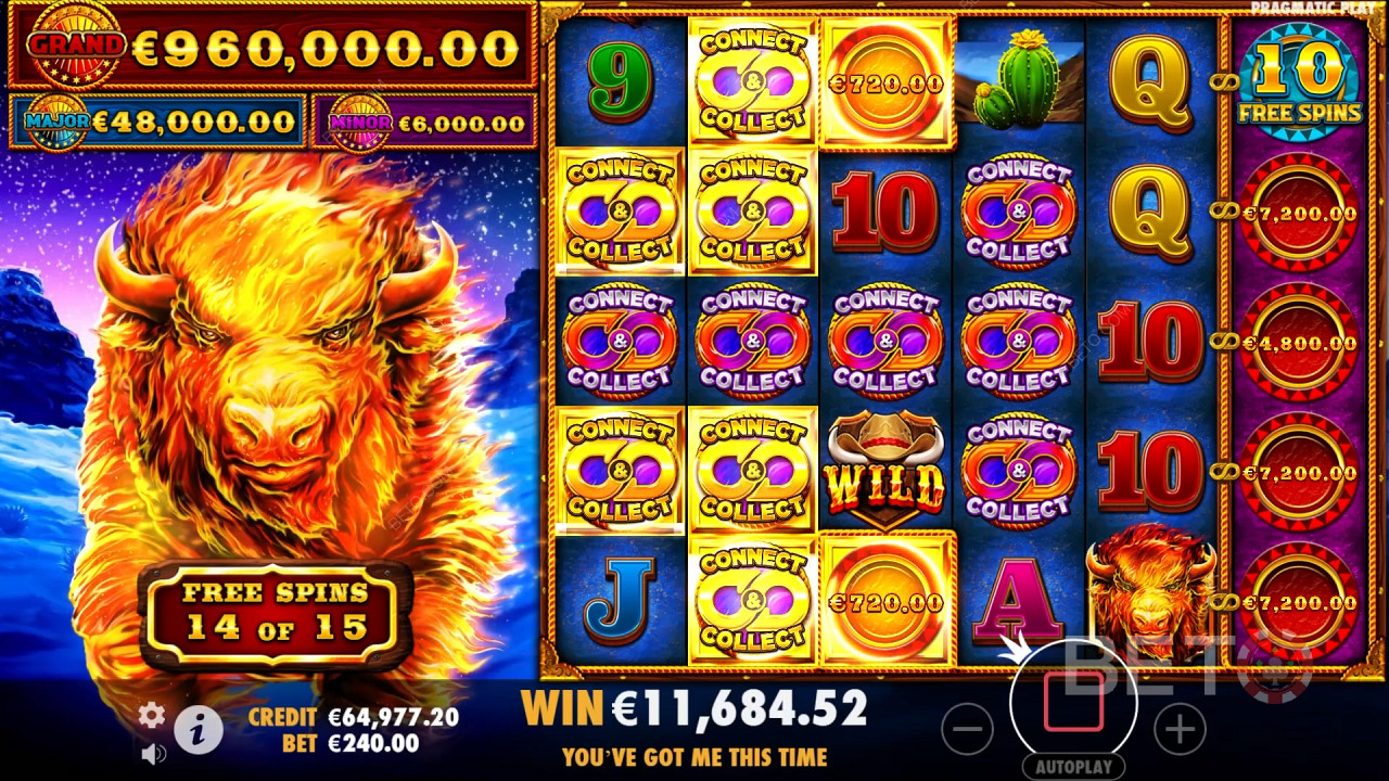 شرح الميزات الإضافية في Fire Stampede بواسطة Wild Streak Gaming