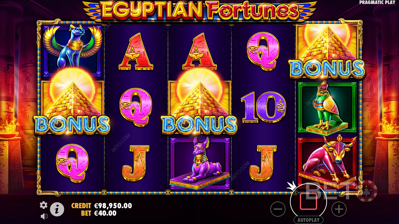 مراجعة الثروات المصرية من BETO Slots