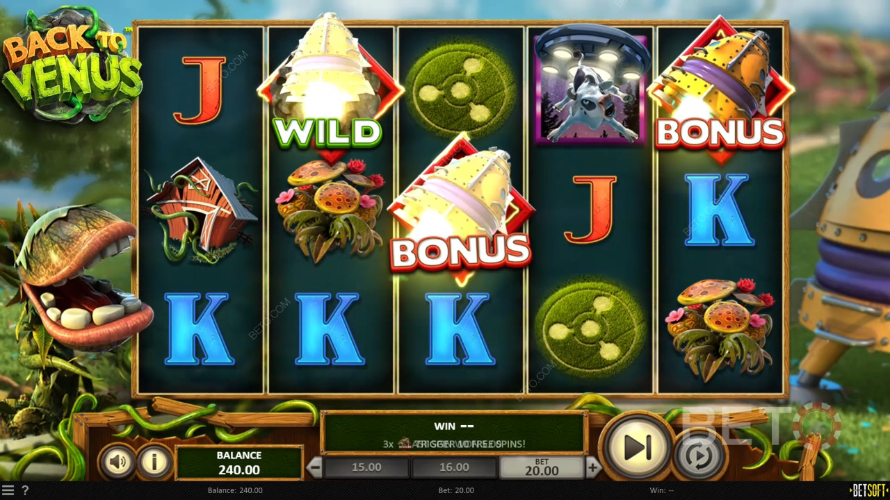مراجعة Back To Venus من BETO Slots