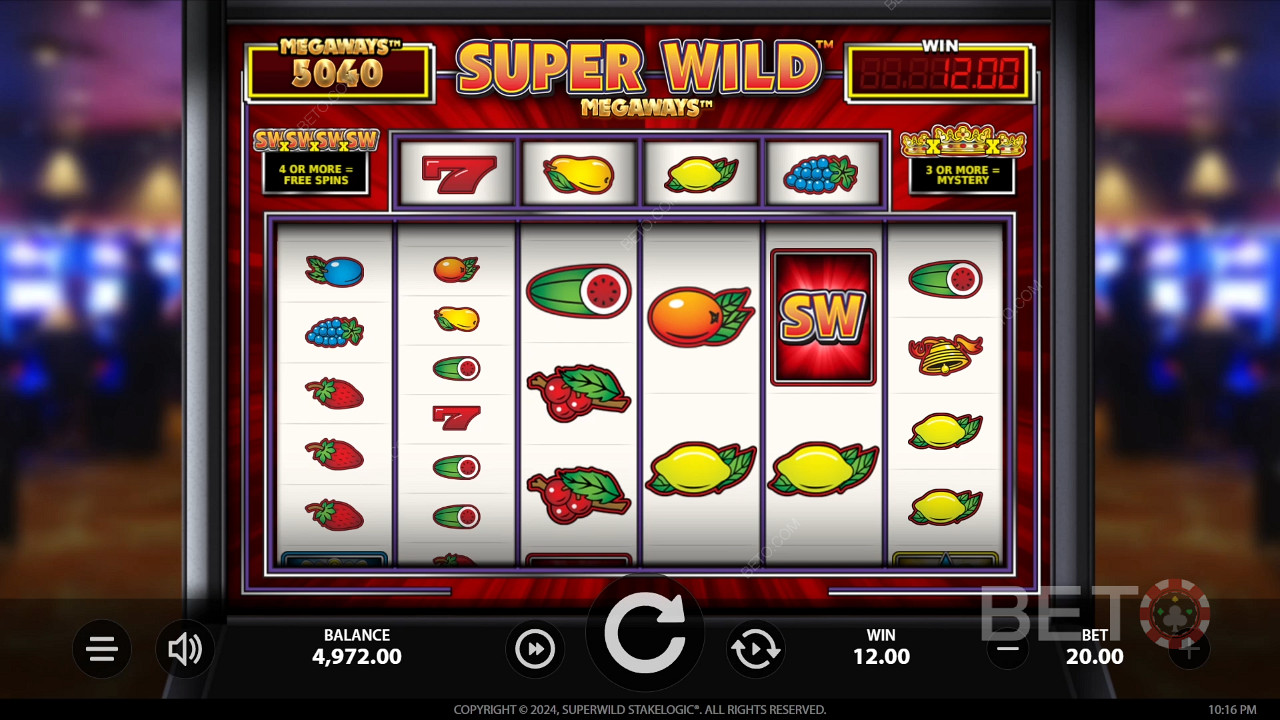Super Wild Megaways اللعب المجاني