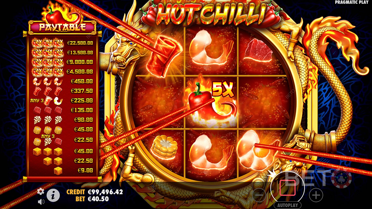 Hot Chilli  اللعب المجاني