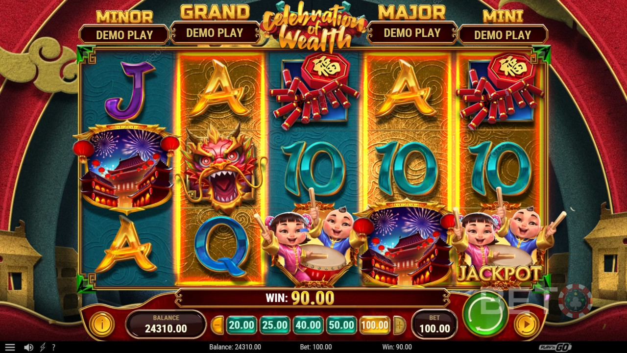 مراجعة الاحتفال بالثروة من قبل BETO Slots