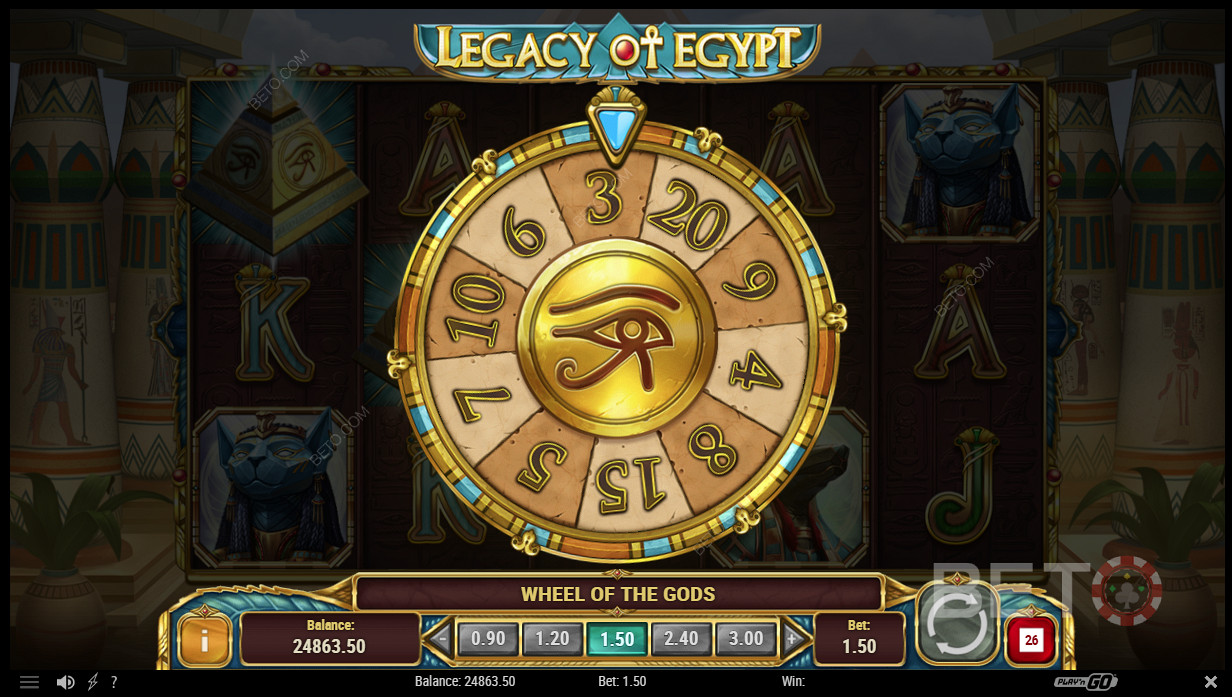 سمة خاصة في Legacy Of Egypt