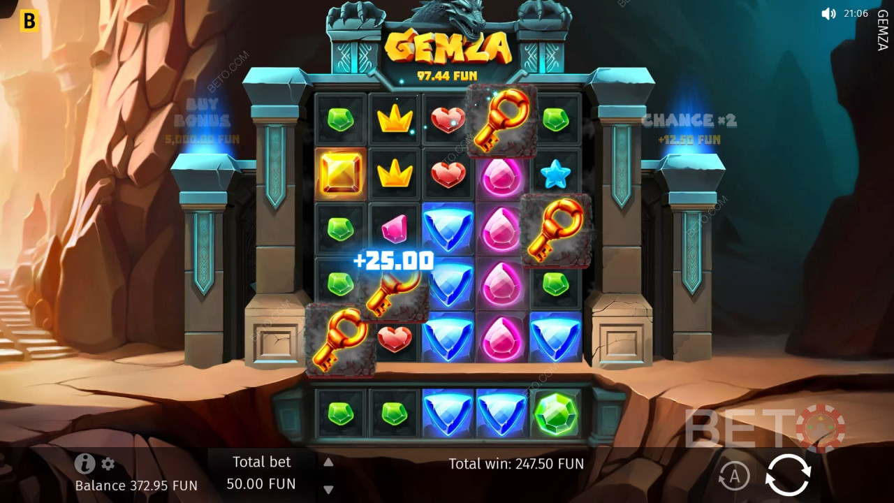 مراجعة Gemza من BETO Slots