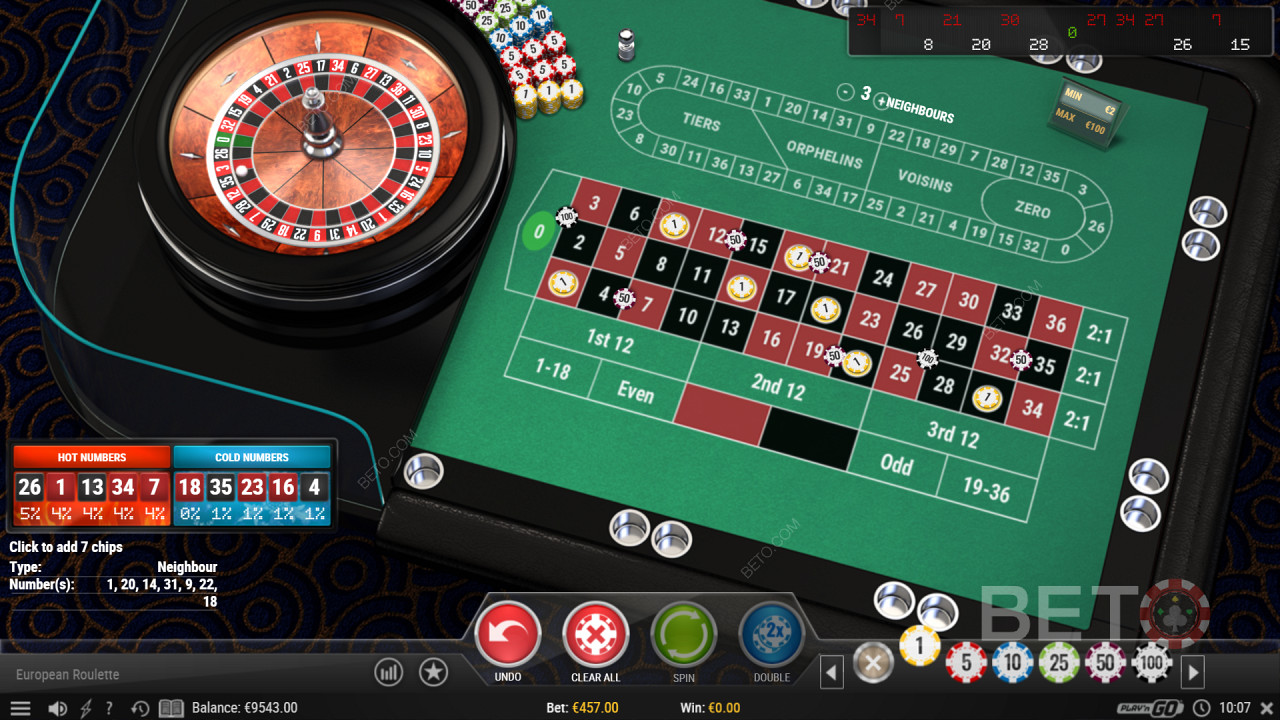لعبة European Roulette Pro للطاولة