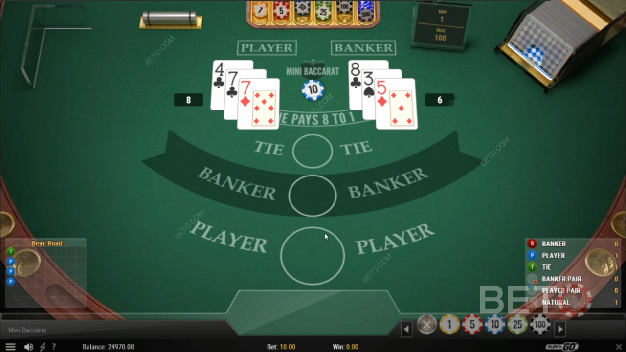Mini Baccarat من Play
