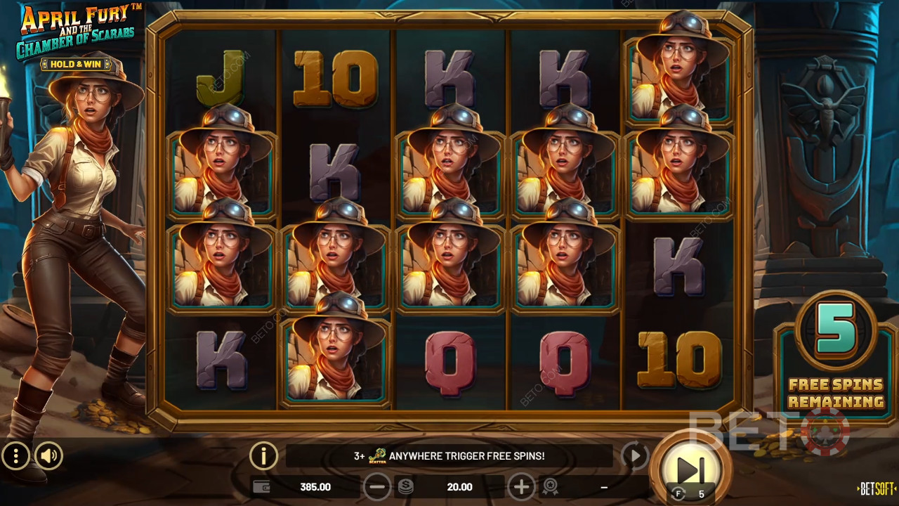 مراجعة غضب أبريل وغرفة الجعران من قبل BETO Slots