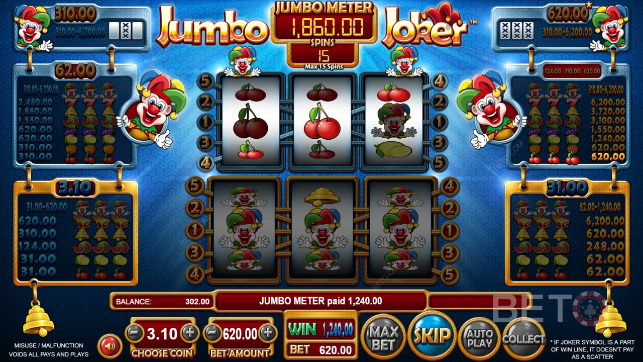مراجعة Jumbo Joker من BETO Slots