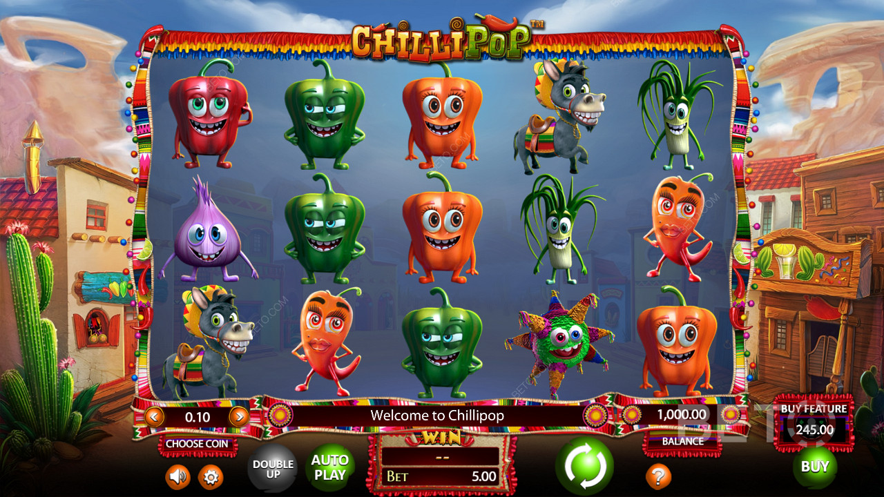بكرات ذات طابع نار وشبكة ألعاب من ChilliPop