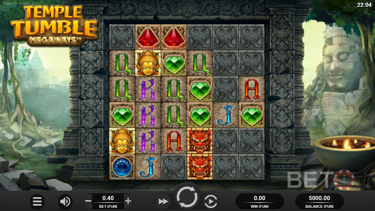 رموز تحمل طابع المعابد في Temple Tumble Megaways