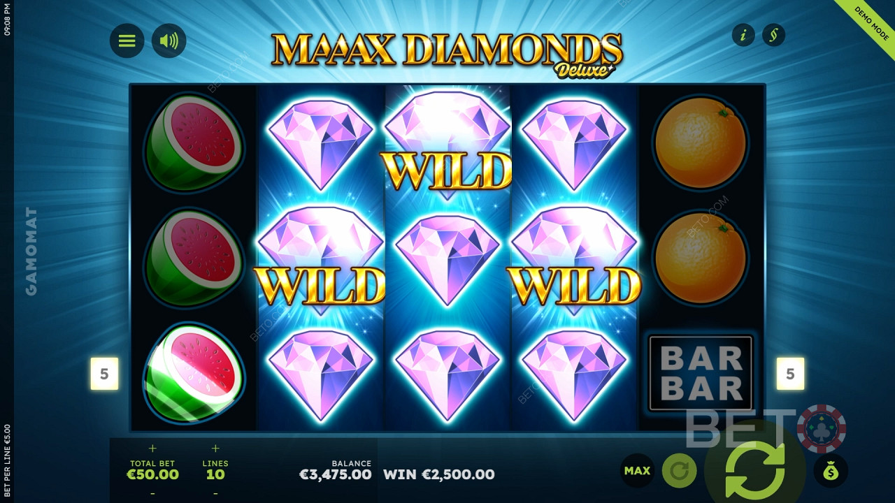 Maaax Diamonds Deluxe اللعب المجاني