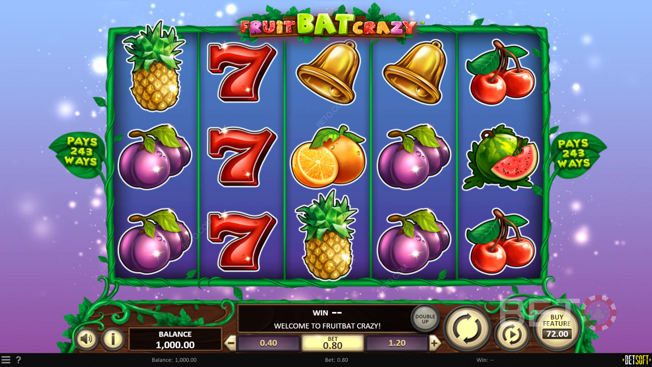 Fruit Bat Crazy  اللعب المجاني