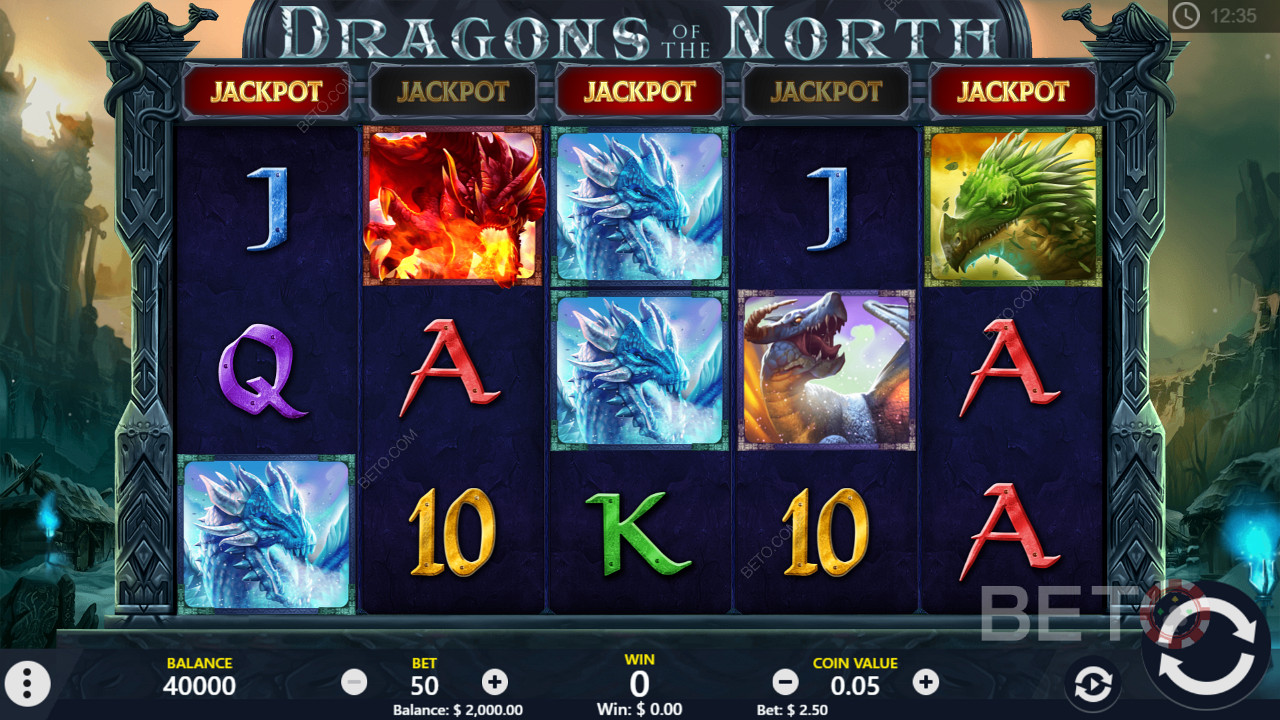 فتحة مليئة بالخيال - Dragons of the North