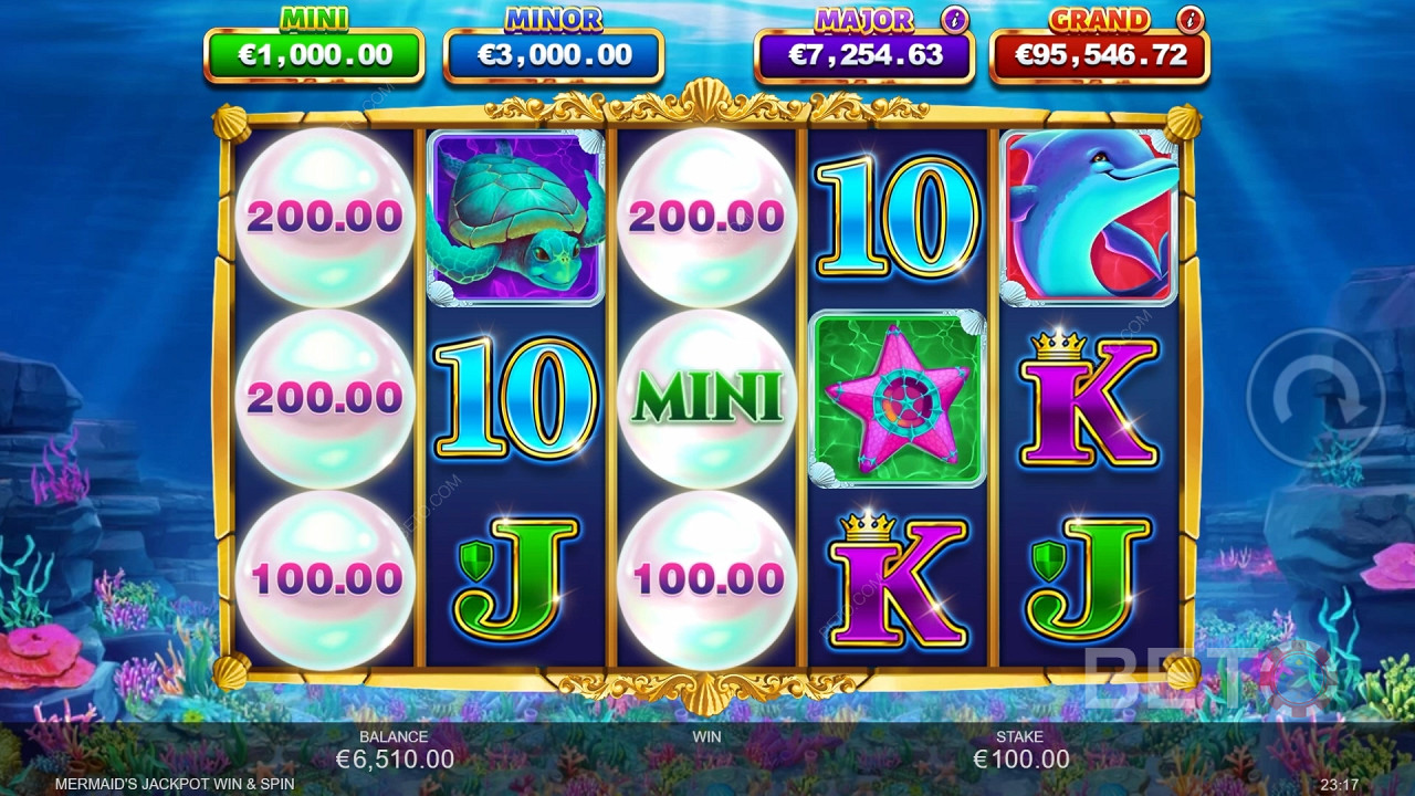 Mermaid's Jackpot Win & Spin اللعب المجاني