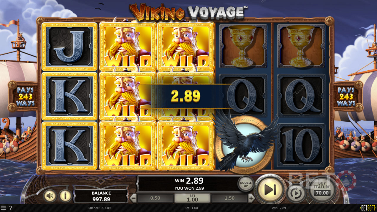 حقق انتصارات كبيرة بسهولة بسبب Stacked Wilds و Scatter Wins