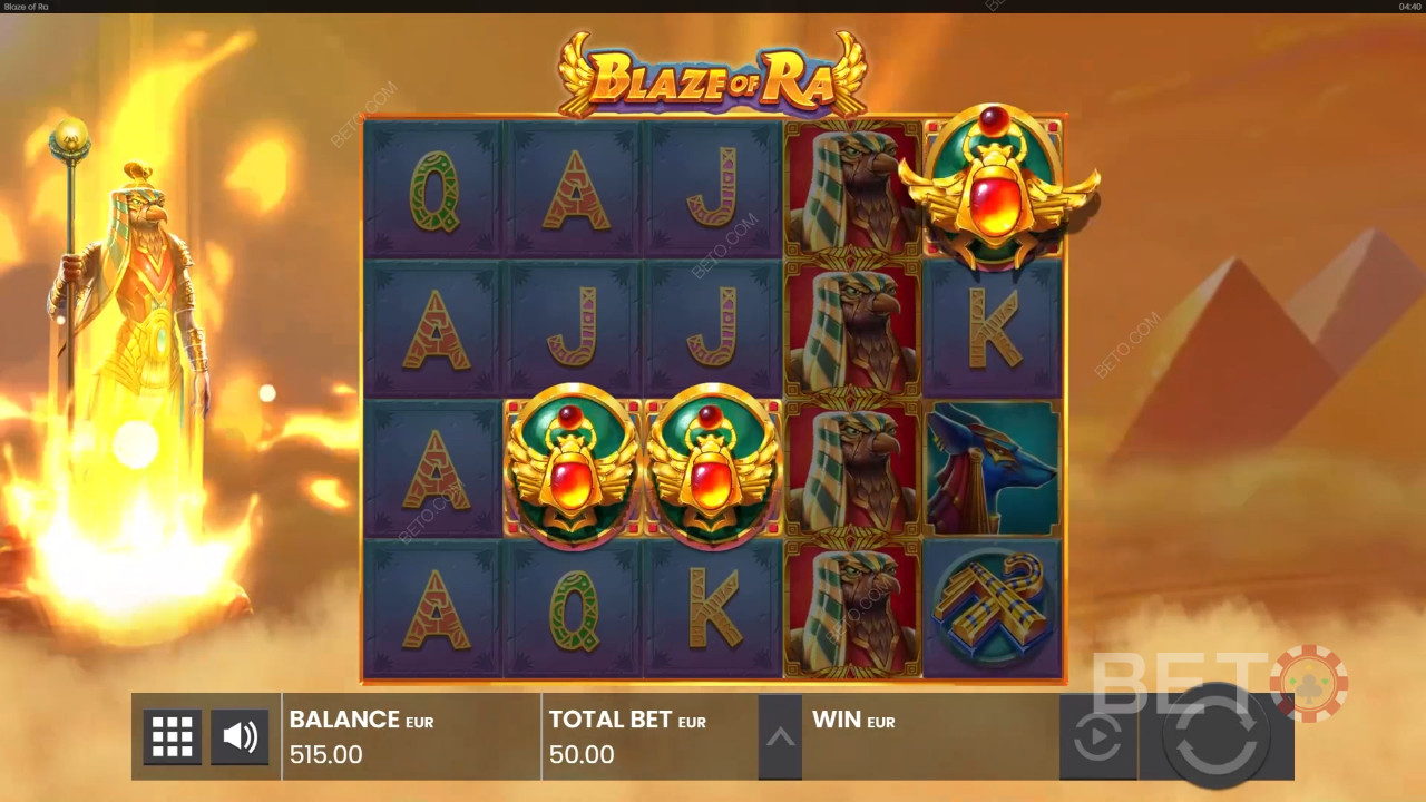 مراجعة Blaze Of Ra بواسطة فتحات BETO Slots