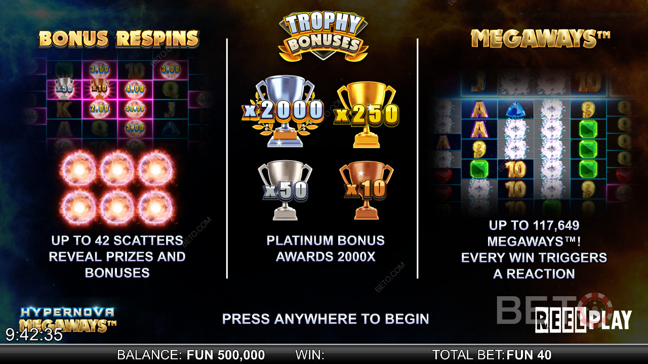 تهدف إلى Platinum Jackpot ، يمكن أن تربح 2000 ضعف حصتك الأولية