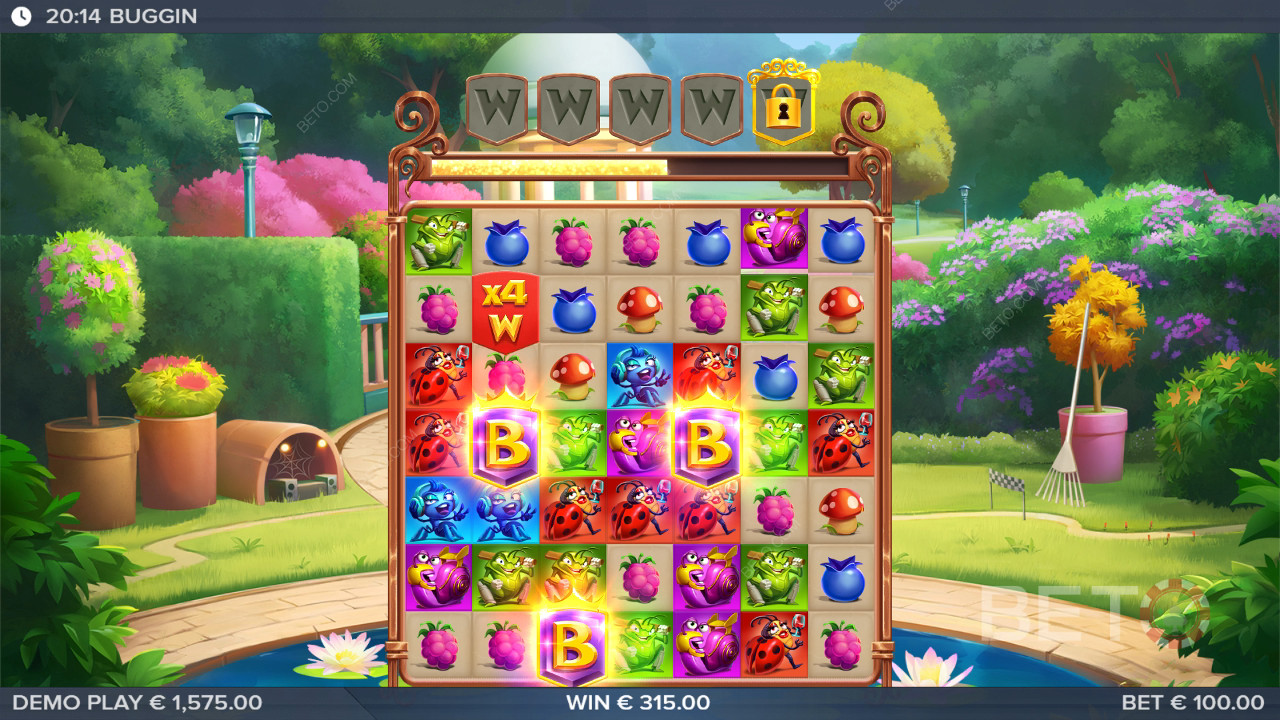 مراجعة Buggin من BETO Slots