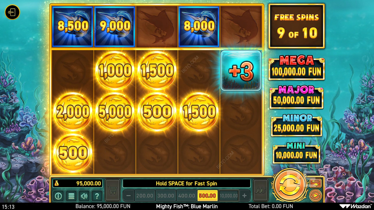 مراجعة Mighty Fish: Blue Marlin بواسطة BETO Slots
