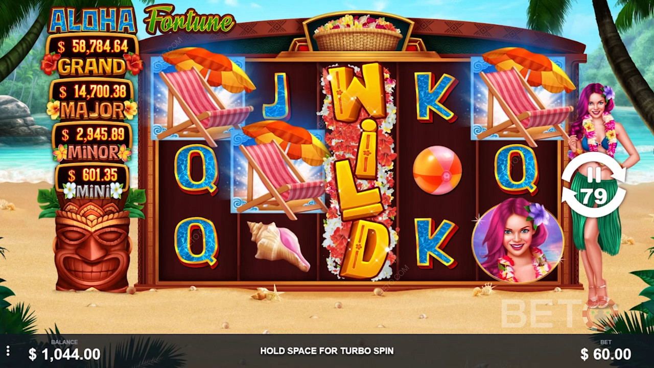 آلة القمار على الإنترنت Aloha Fortune من Pariplay