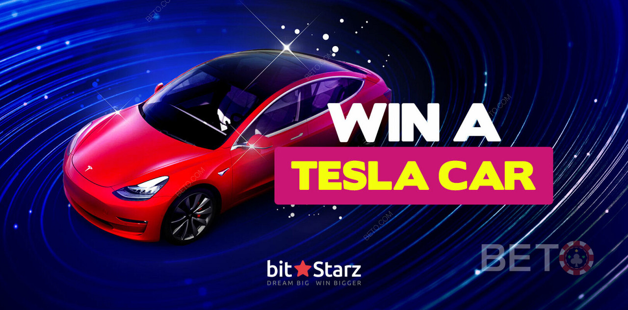 اربح سيارة Tesla في Bitstarz!