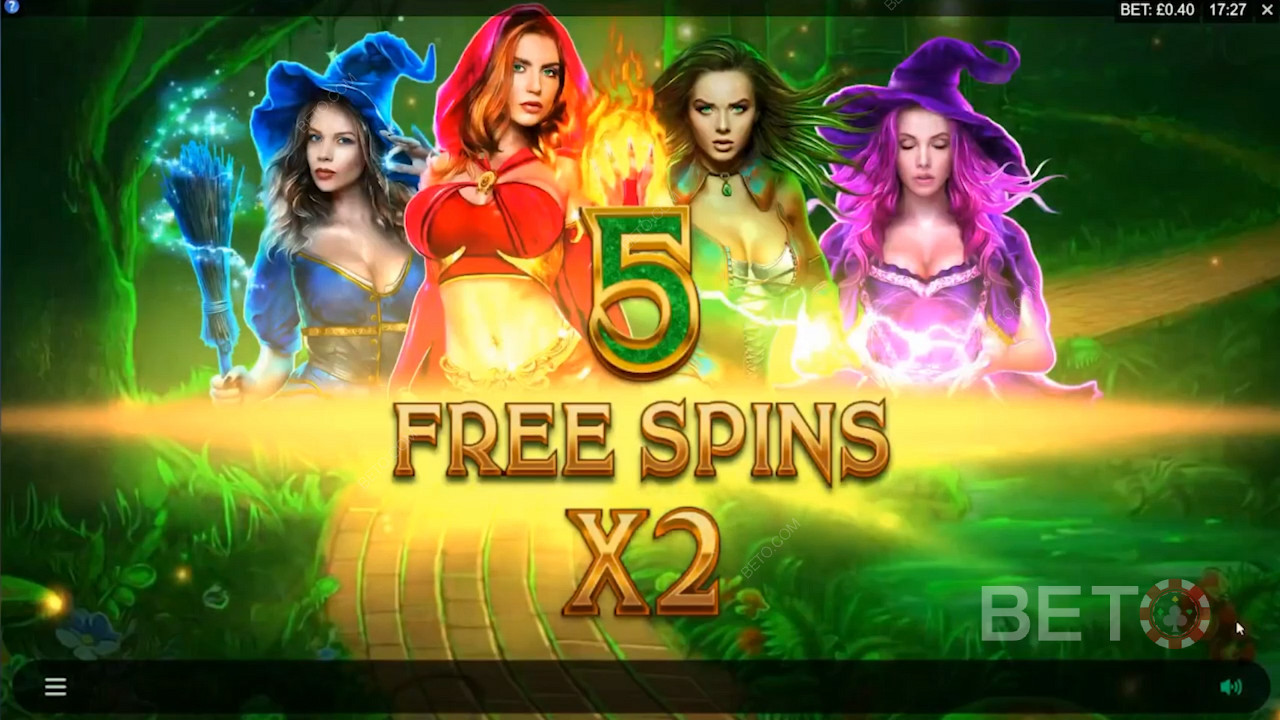 ضع ما لا يقل عن 3 رموز مبعثرة في وضع Free Spins لكسب المزيد من المكافآت والجوائز