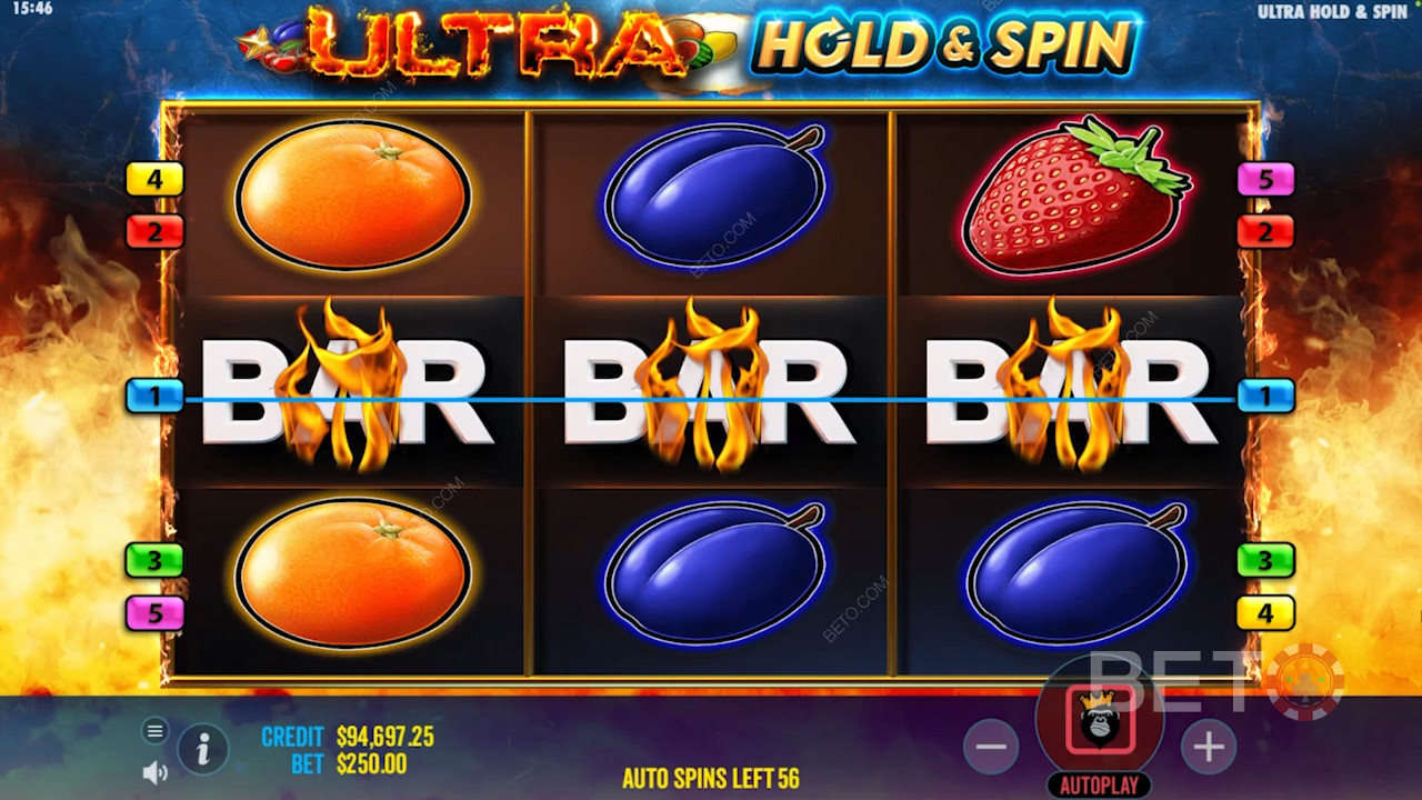 رموز ضخمة في Ultra Hold and Spin