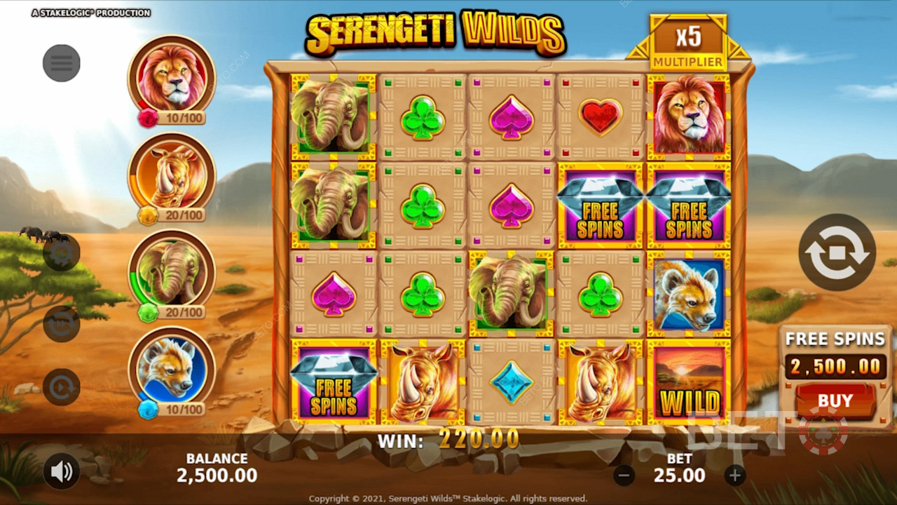 Serengeti Wilds  اللعب المجاني