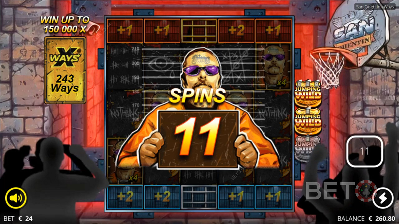 يدور مجانًا في لعبة San Qunetin Online Slot