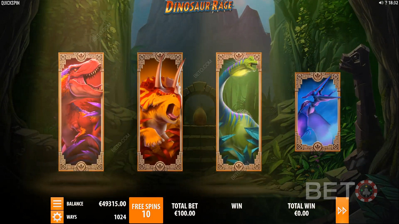 رموز قابلة للترقية في Dinosaur Rage
