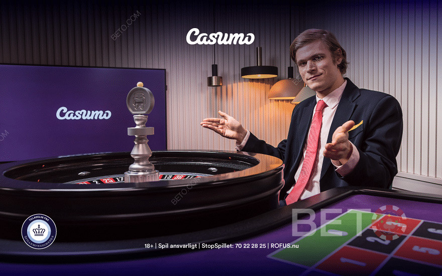 العب الكازينو المباشر واربح في لعبة الروليت مع Casumo