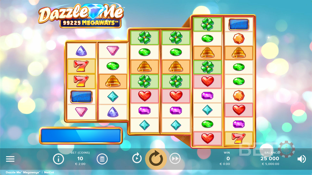 Dazzle Me Megaways من NetEnt Game Developer