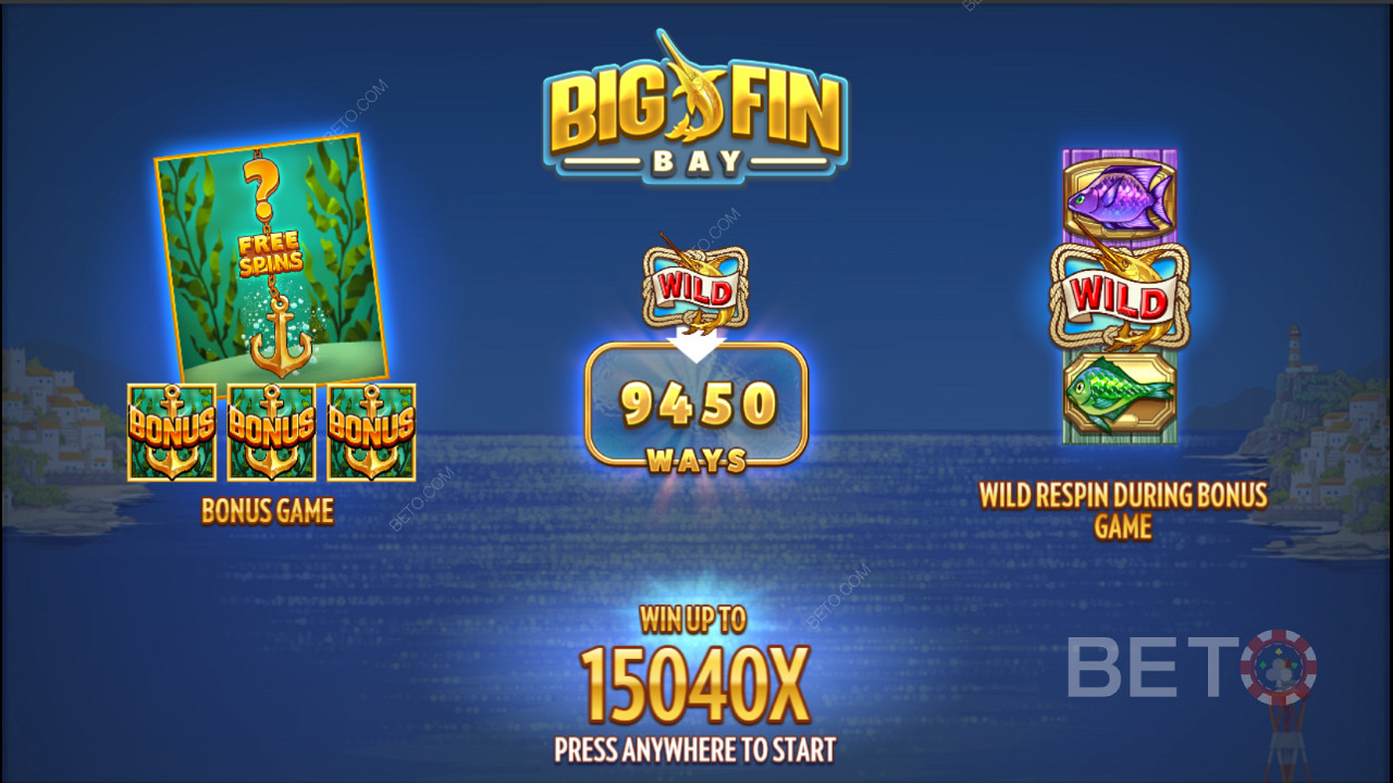 إطلاق فتحة الفيديو Big Fin Bay