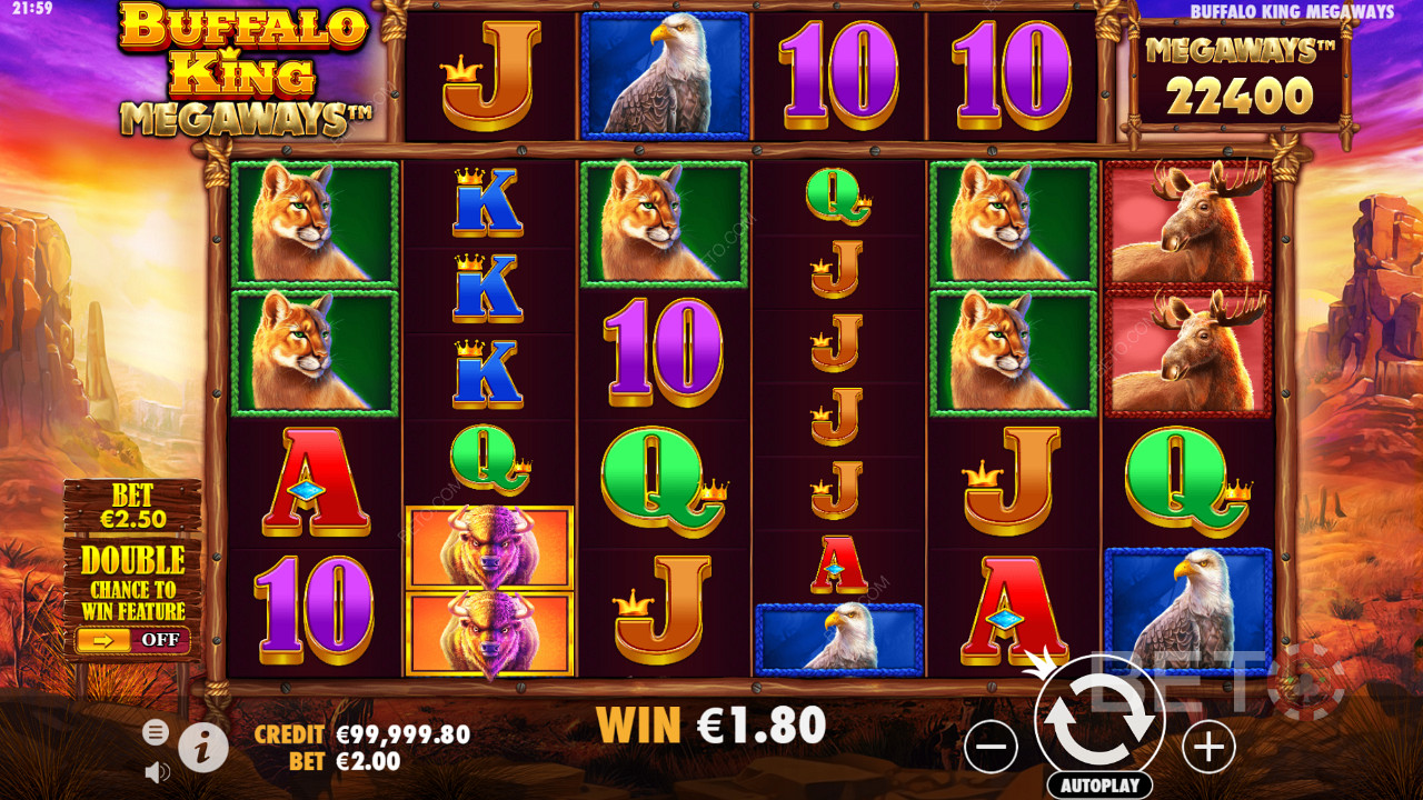 إذا كنت تريد الانتقال مباشرة إلى مكافأة Free Spins ، فيمكنك استخدام ميزة Buy Free Spins