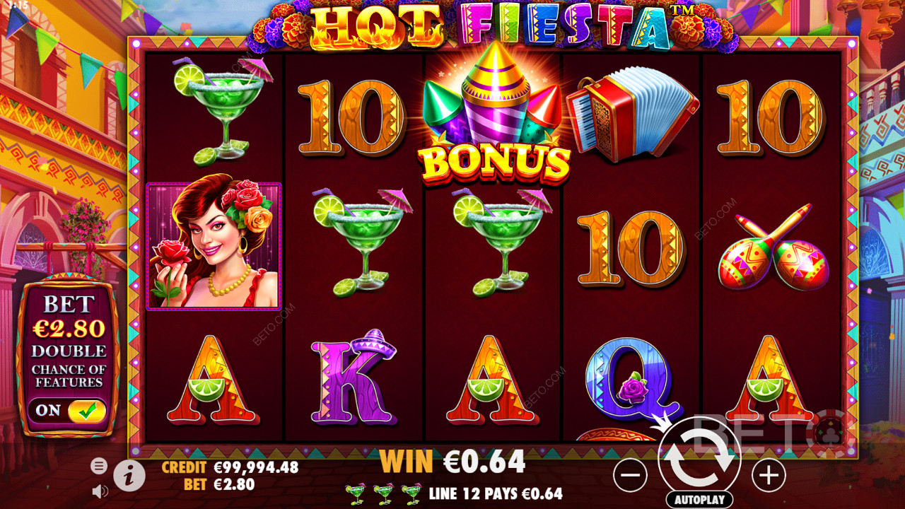 رموز Tex-Mex في Hot Fiesta