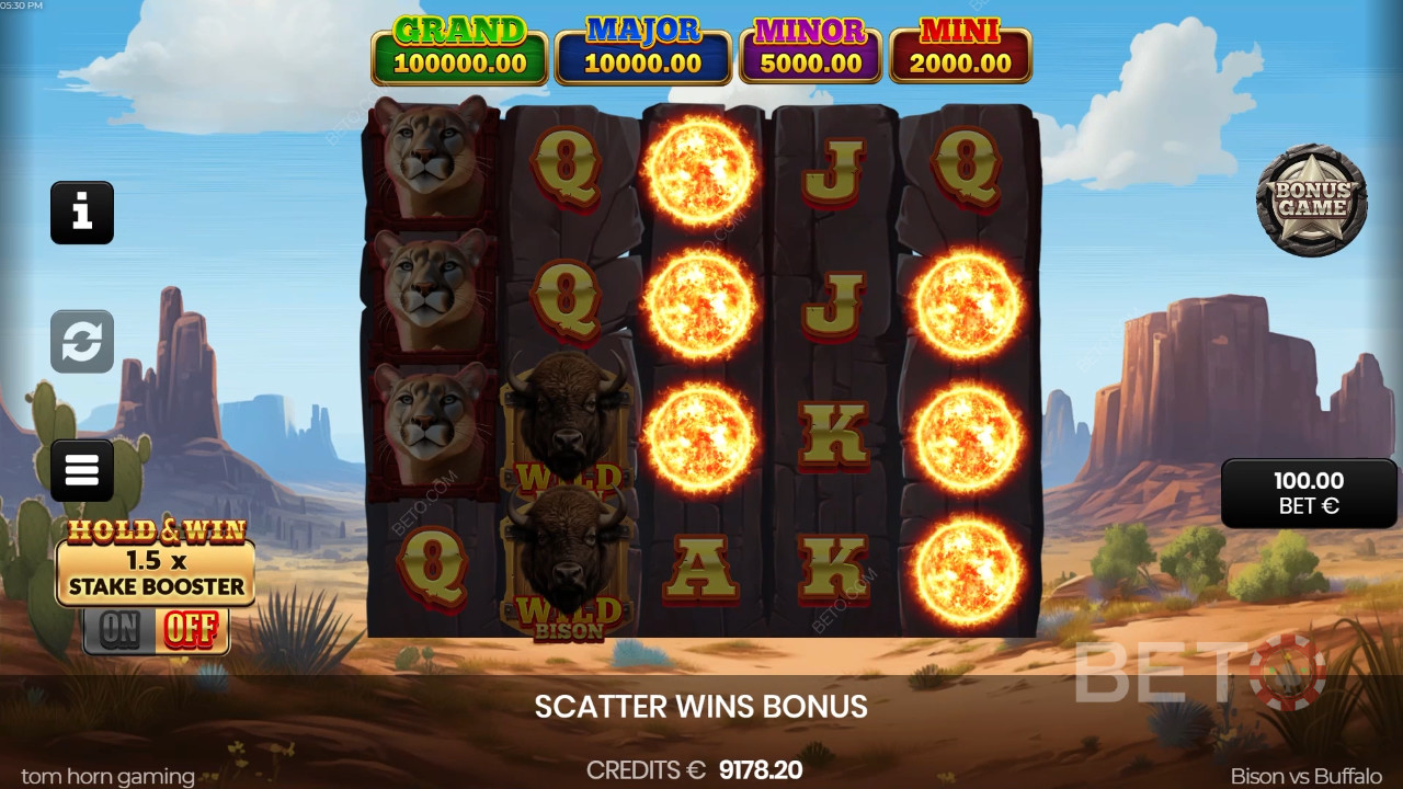 مراجعة لعبة Bison vs Buffalo من BETO Slots
